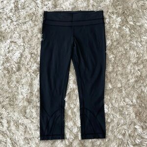 Lululemon inspire crop II black leggings